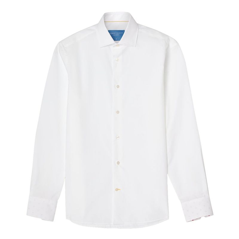 Robert Talbott Mens Reynolds Novelty Cuff Poplin Shirt